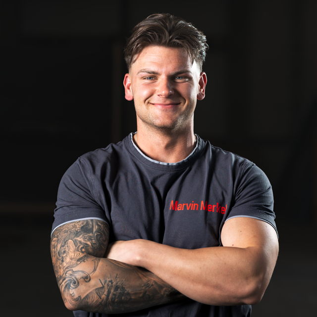 Mitarbeiter Marvin Merkel